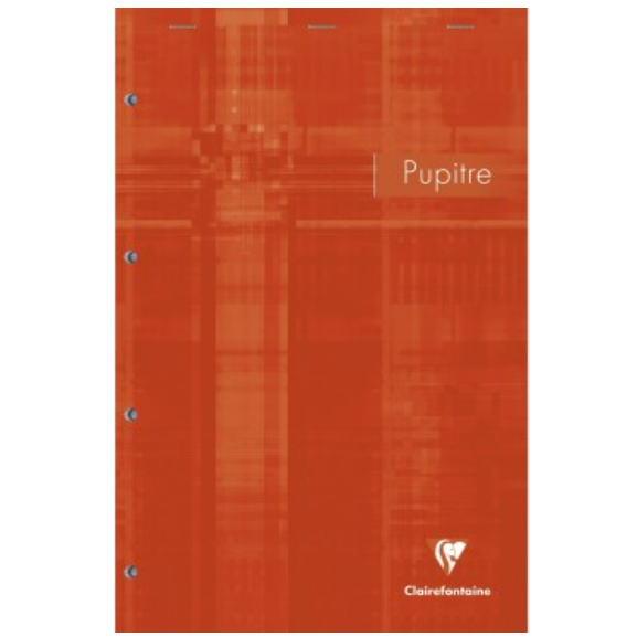 Bloc-Notes  Pupitre Séyès 160 Pages A4. Assortis CLAIREFONTAINE