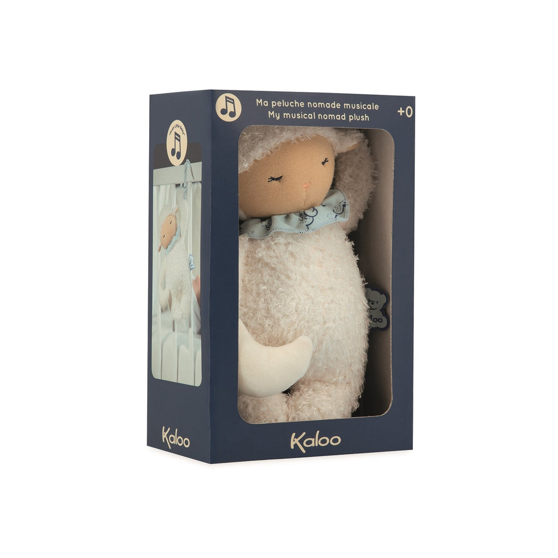 MA PELUCHE NOMADE MOUTON ENDORMI MUSICAL - 20 CM KALOO
