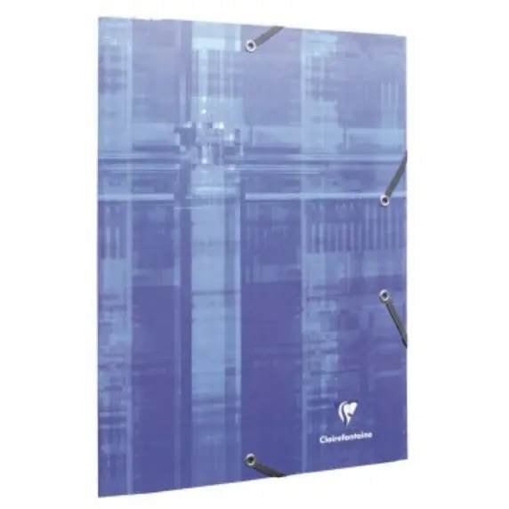 Dossier Élastique Métrique 9½X12½. Assortis CLAIREFONTAINE