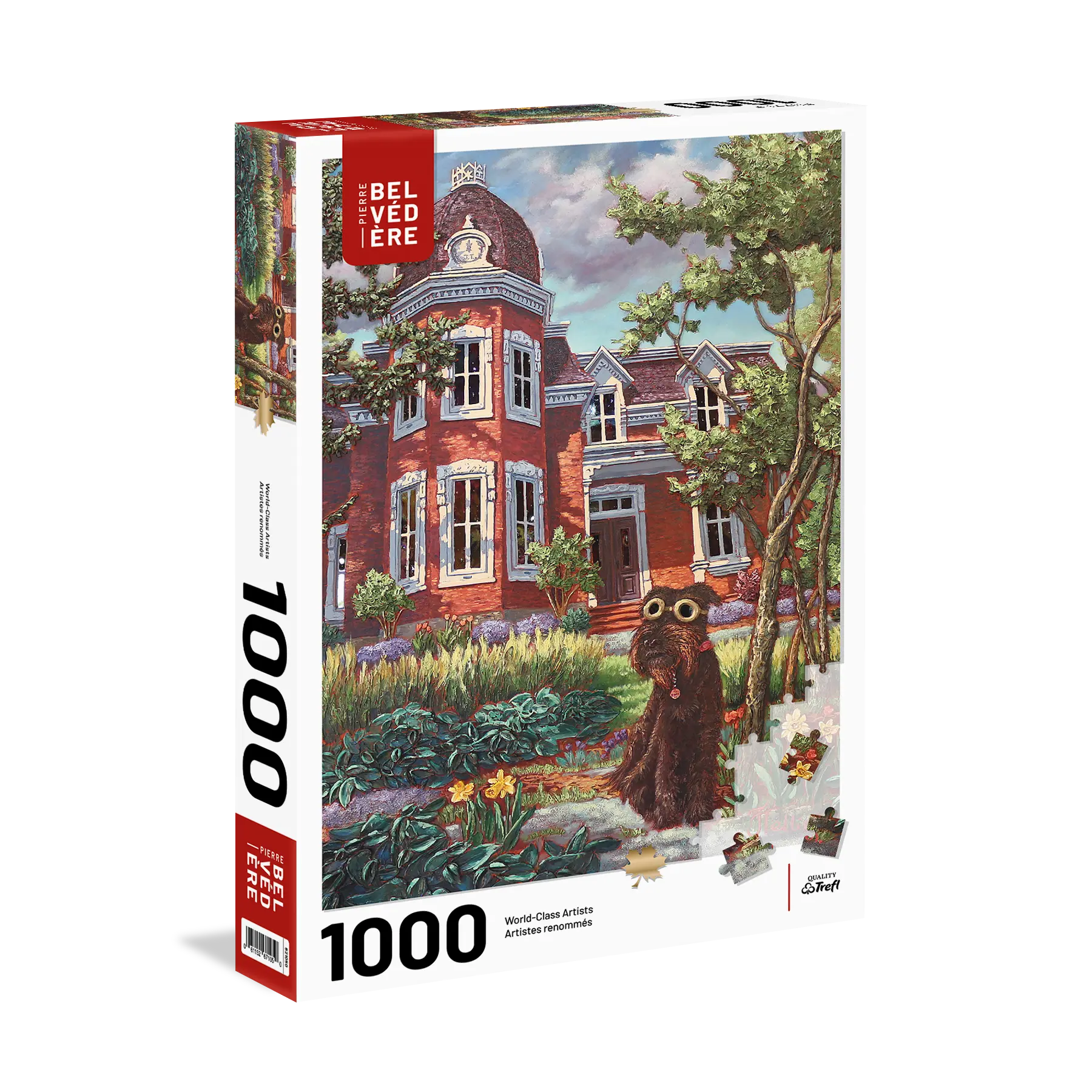 PZ1000: À DEMEURE ÉLÉGANTE, CHIEN RACÉ PBI PUZZLE