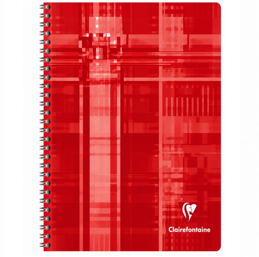 Cahier seyès reliure intégrale assorti 100 pages A4 (21x29.7cm) - CLAIREFONTAINE