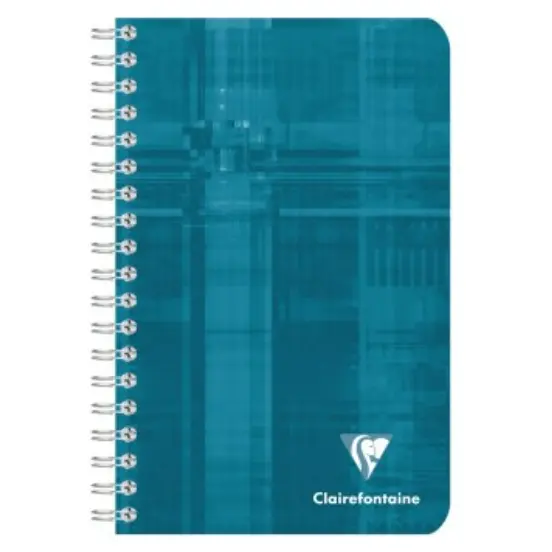 Carnet reliure intégrale vierge -assortis- 180 pages (11x17cm) CLAIREFONTAINE