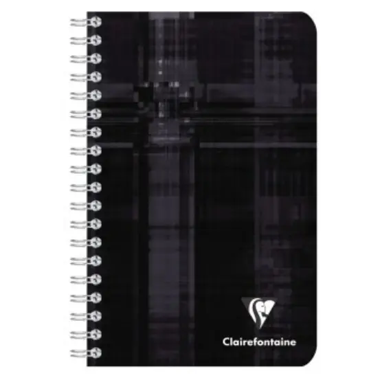 Carnet reliure intégrale vierge -assortis- 180 pages (11x17cm) CLAIREFONTAINE