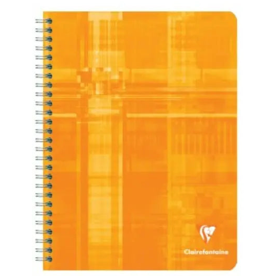 Cahier reliure intégrale seyès -assortis- 100 pages (17x22cm) CLAIREFONTAINE