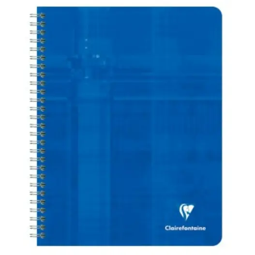 Cahier reliure intégrale seyès -assortis- 180 pages (17x22cm) CLAIREFONTAINE