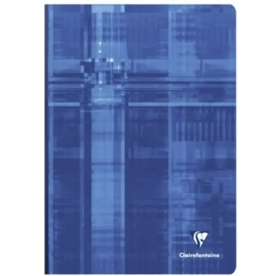 Cahier brochure dos toilé seyès -assortis- A4. 192 pages (21x29.7cm) CLAIREFONTAINE