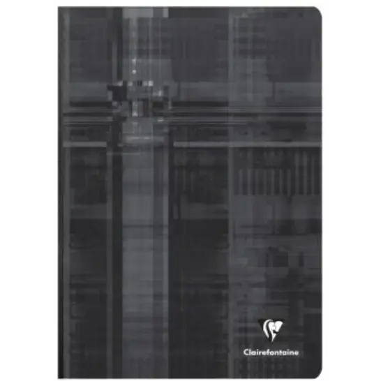 Cahier brochure dos toilé seyès -assortis- A4. 192 pages (21x29.7cm) CLAIREFONTAINE