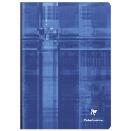Cahier brochure dos toilé ligné+M -assortis- A4. 192 pages (21x29.7cm) CLAIREFONTAINE