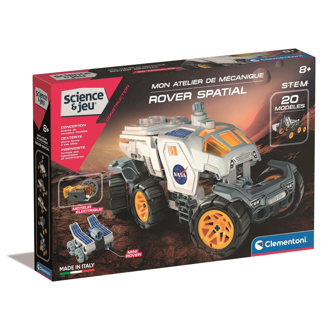 MÉCANIQUE ROVER SPATIAL CLEMENTONI