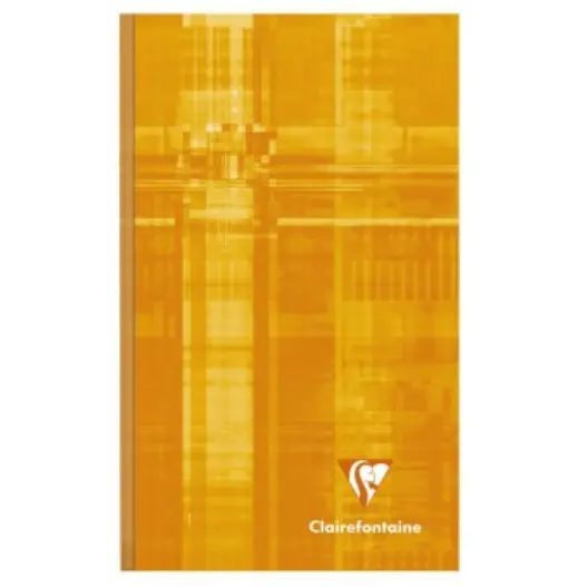 Cahier brochure couverture rigide 5/5 -assortis- 192 pages (11x17cm) CLAIREFONTAINE
