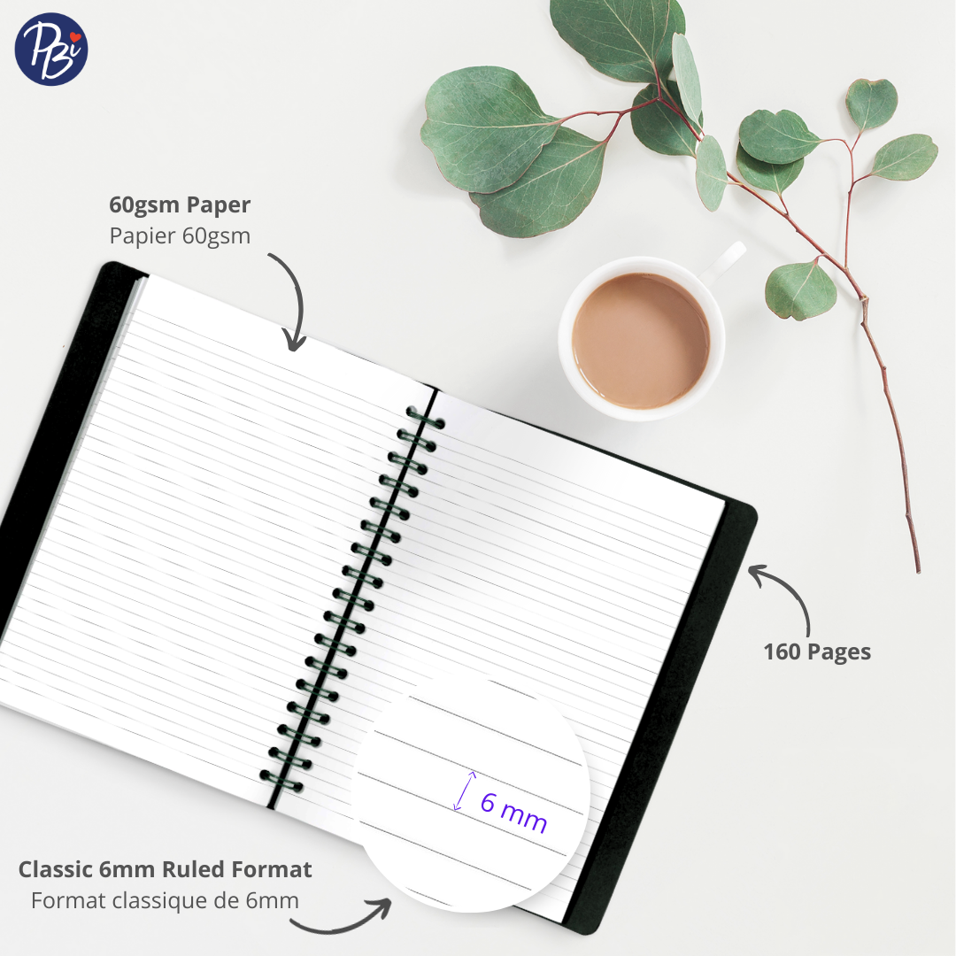 CAHIER DE NOTES- FLEURS SAUVAGES PBI LIVRES NOTES