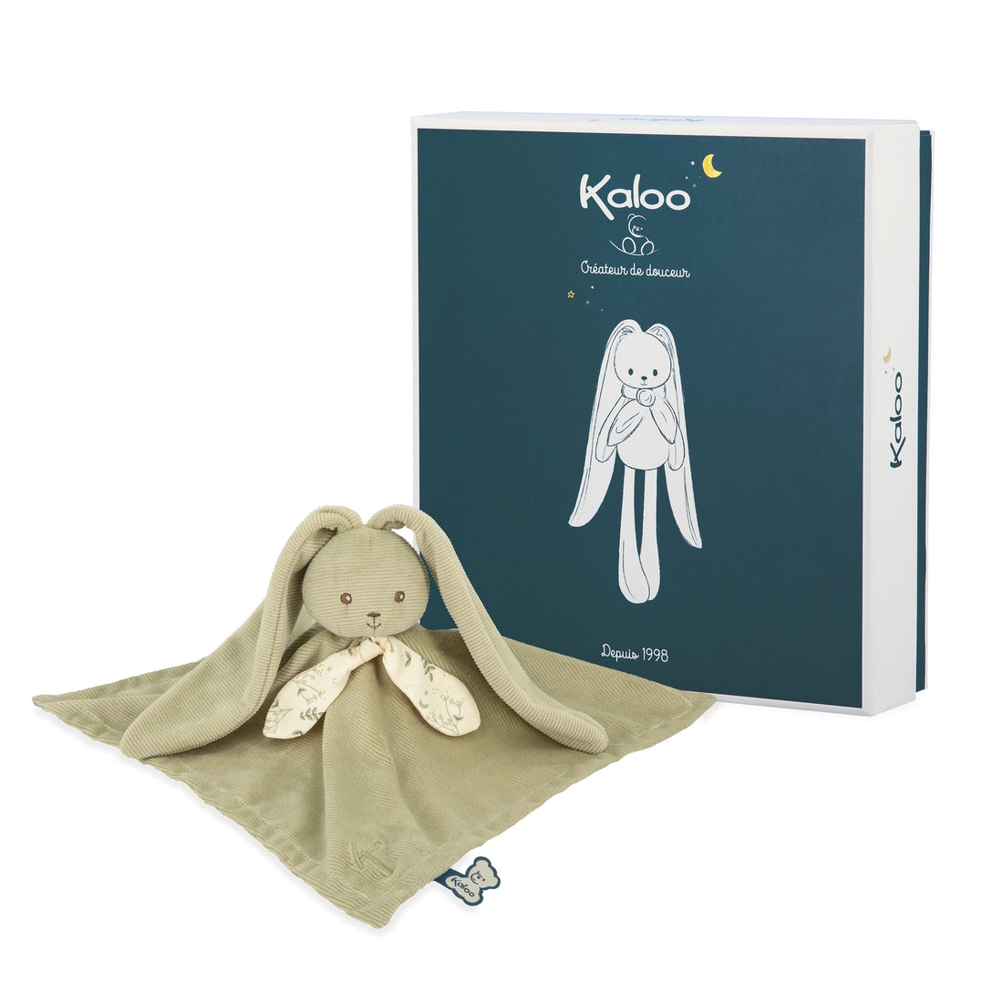 LAPINOO : DOUDOU LAPIN - VERT KALOO