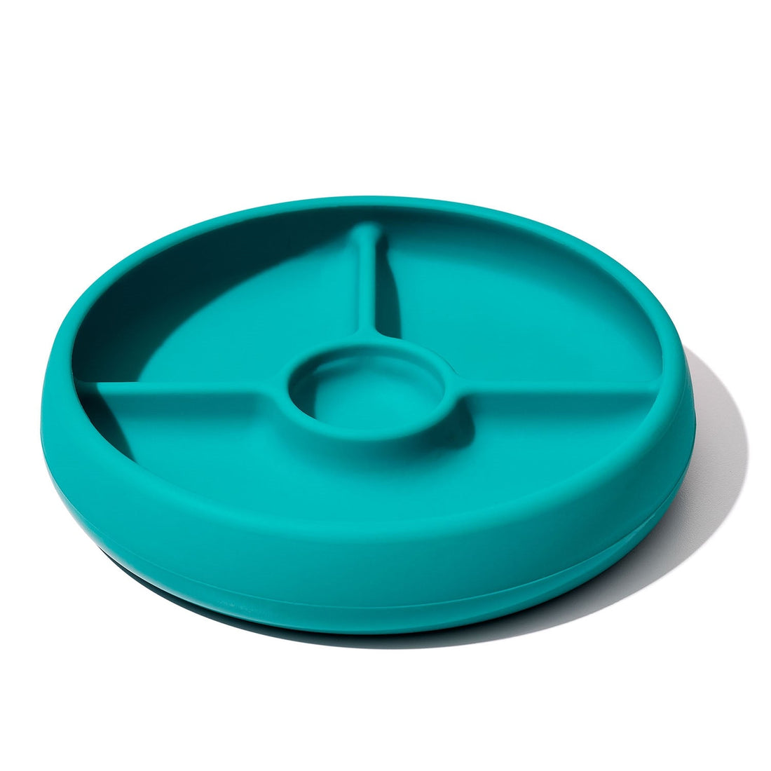 ASSIETTE COMPARTIMENTÉE EN SILICONE - TURQUOISE OXO TOT