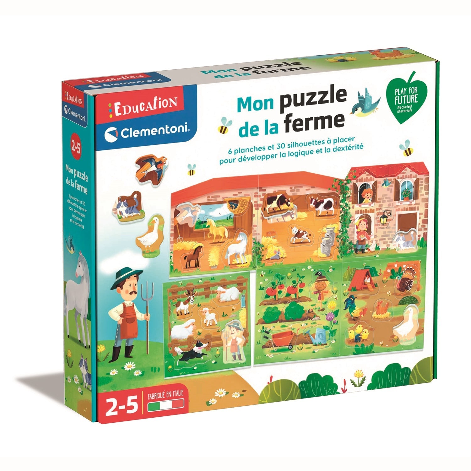 EDUCATION - MON PUZZLE DE LA FERME CLEMENTONI