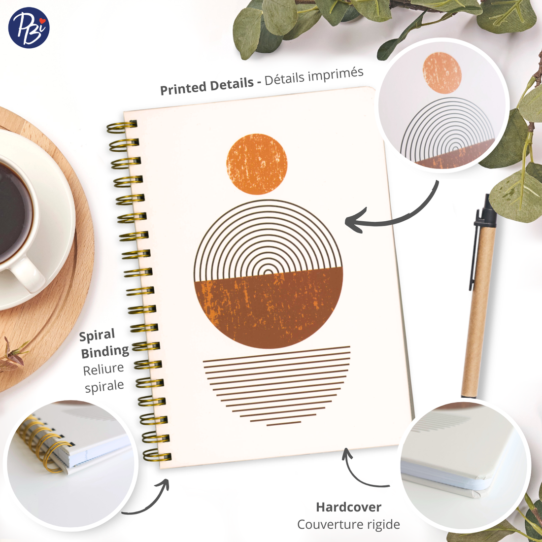 CAHIER DE NOTES - GRAND - SÉRÉNITÉ PBI LIVRES NOTES