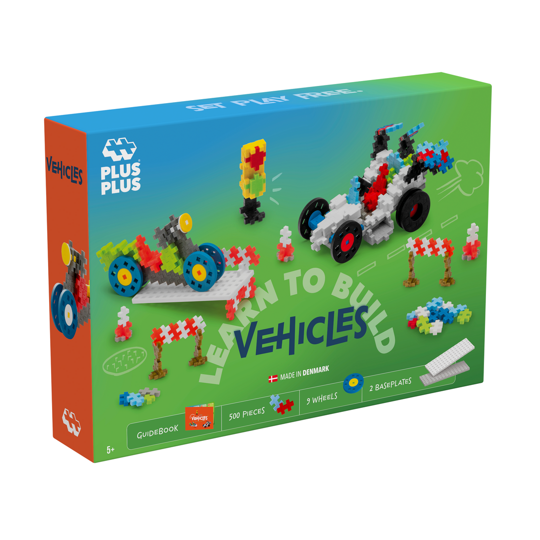 GO! LEARN TO BUILD - VEHICLES - 500pcs - PLUS PLUS