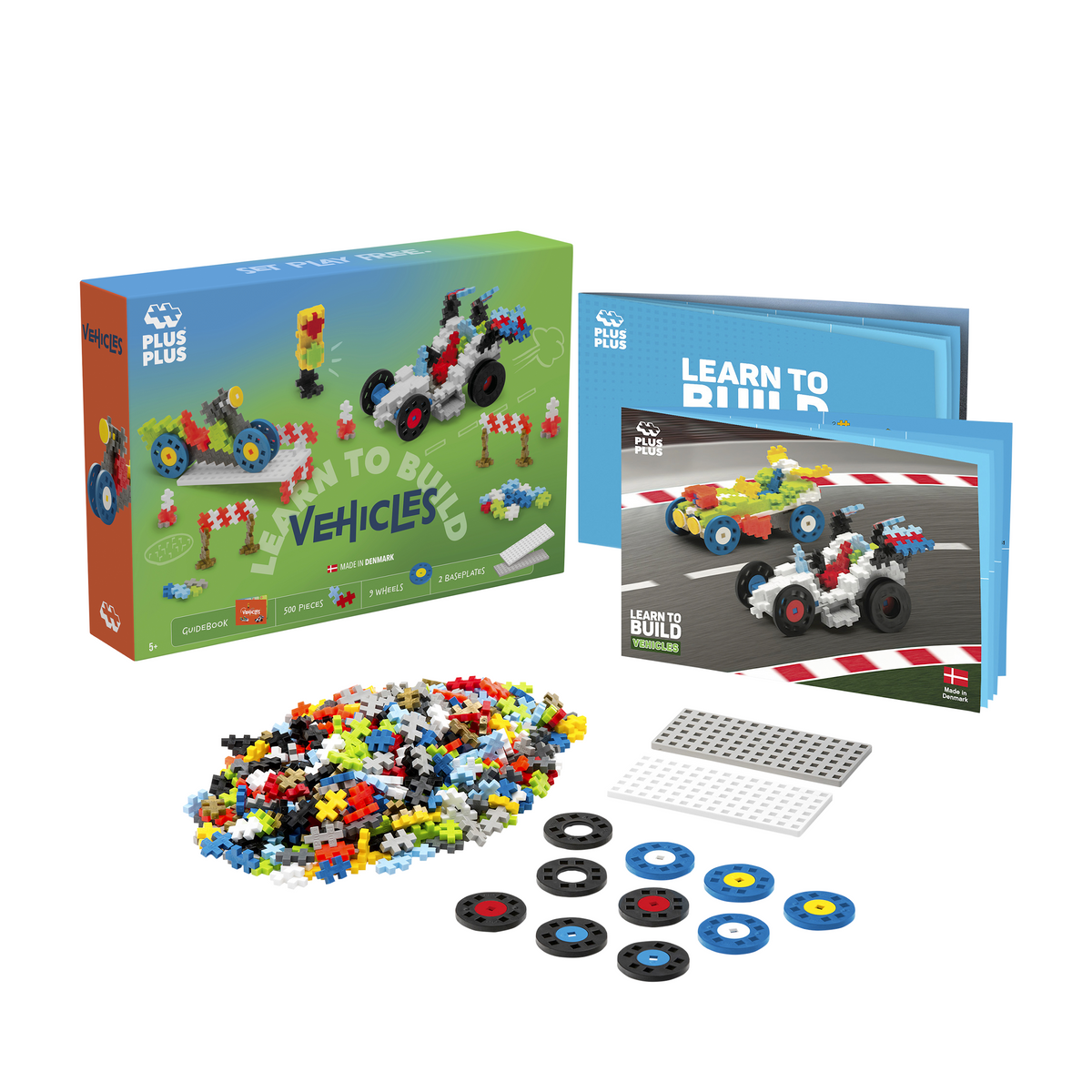 GO! LEARN TO BUILD - VEHICLES - 500pcs - PLUS PLUS