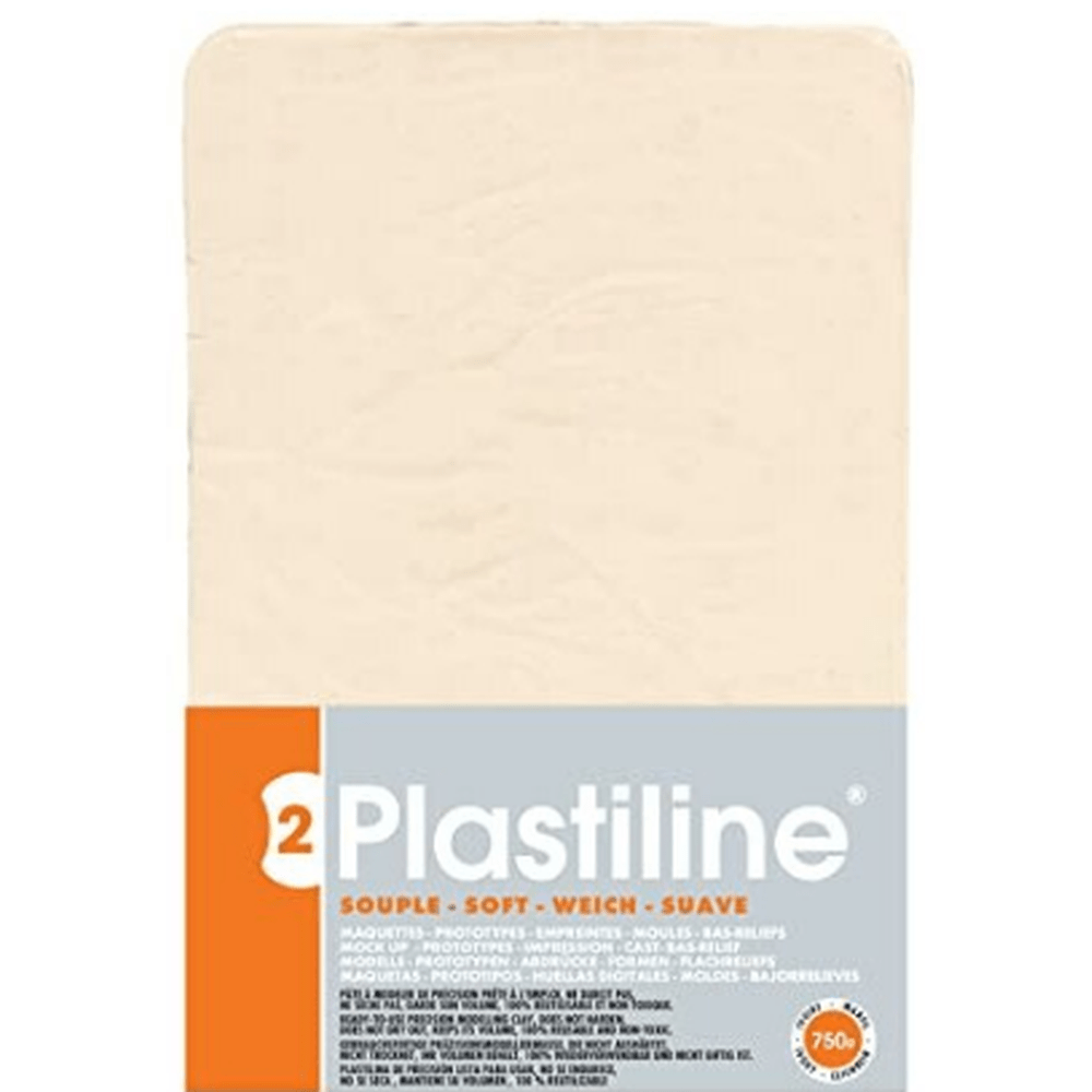 Bloc Plastiline Souple (Dureté 50) - Ivoire 750G CLAIREFONTAINE