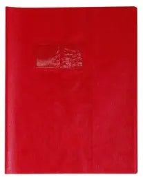 Couverture Plastique rouge 6¾X8¾ CLAIREFONTAINE