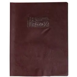 Couverture Plastique brun 6¾X8¾ CLAIREFONTAINE