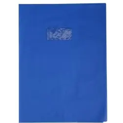Couverture Plastique Bleu Victoria 8¼X11¾ CLAIREFONTAINE