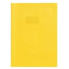 Couverture Plastique jaune 8¼X11¾ CLAIREFONTAINE