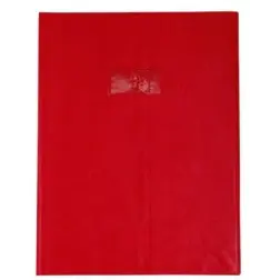 Couverture Plastique Rouge 8¼X11¾ CLAIREFONTAINE