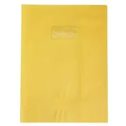 Couverture Plastique jaune 9½X12½ CLAIREFONTAINE