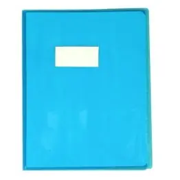 Couverture Cristal  Bleu 6¾X8¾ CLAIREFONTAINE