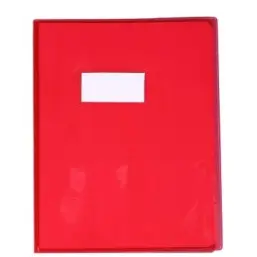 Couverture Cristal  Rouge 6¾X8¾ CLAIREFONTAINE