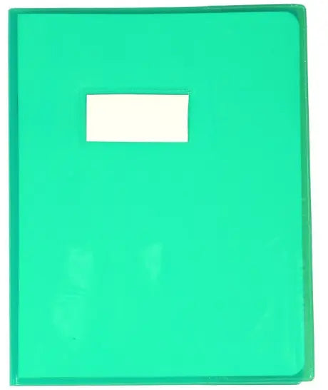Couverture Cristal  Vert 6¾X8¾ CLAIREFONTAINE