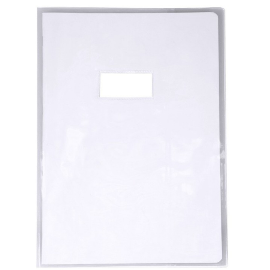 Protège-cahiers cristal 12/100 -incolore- A4. (21x29.7cm) CLAIREFONTAINE