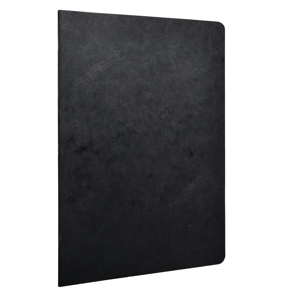 Age-bag cahier agrafé ligné+M -noir- A4. 96 pages (21x29.7cm) CLAIREFONTAINE