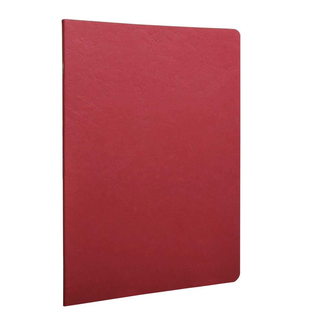 Age-Bag Cahier  Stap.Ligné 96P 8¼X11¾ Rouge CLAIREFONTAINE