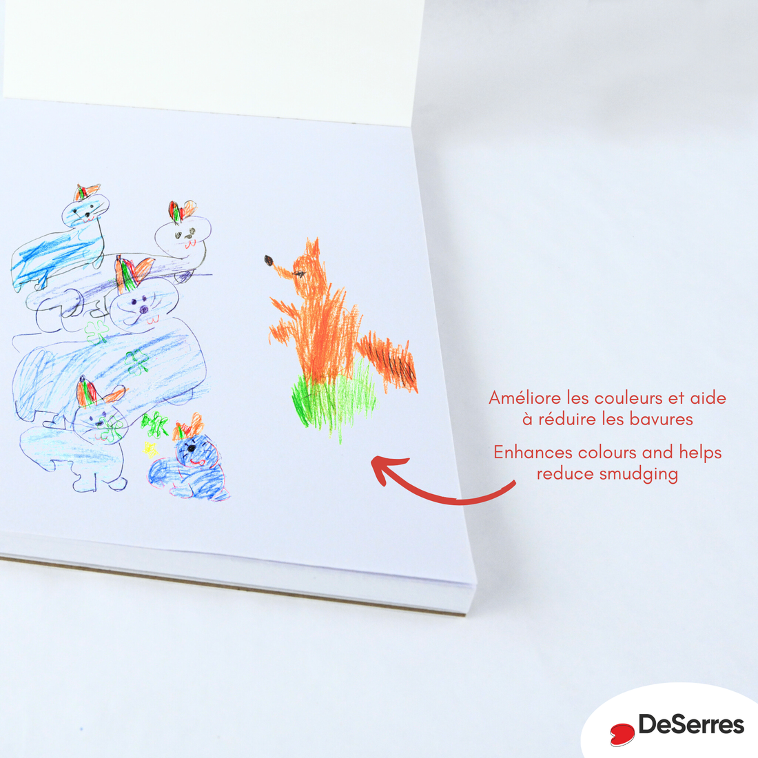 BLOC À DESSIN POUR ENFANTS DESERRES