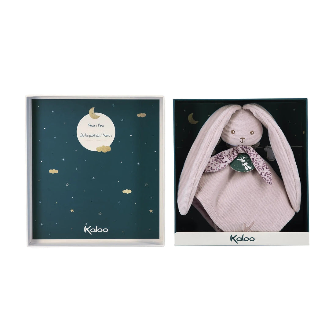 LAPINOO : DOUDOU LAPIN - ROSE KALOO