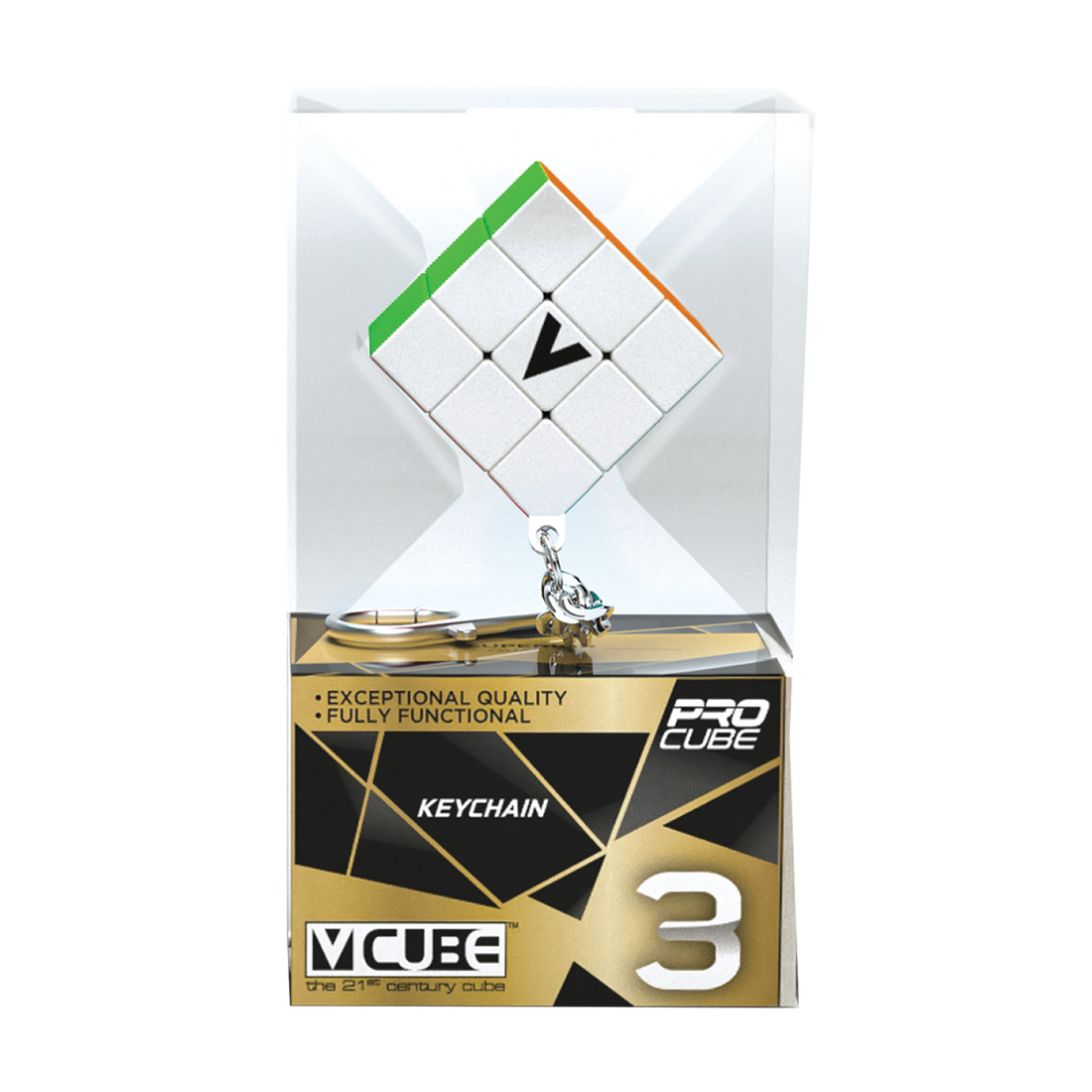 PORTE-CLÉS V3 - FLAT V-CUBE
