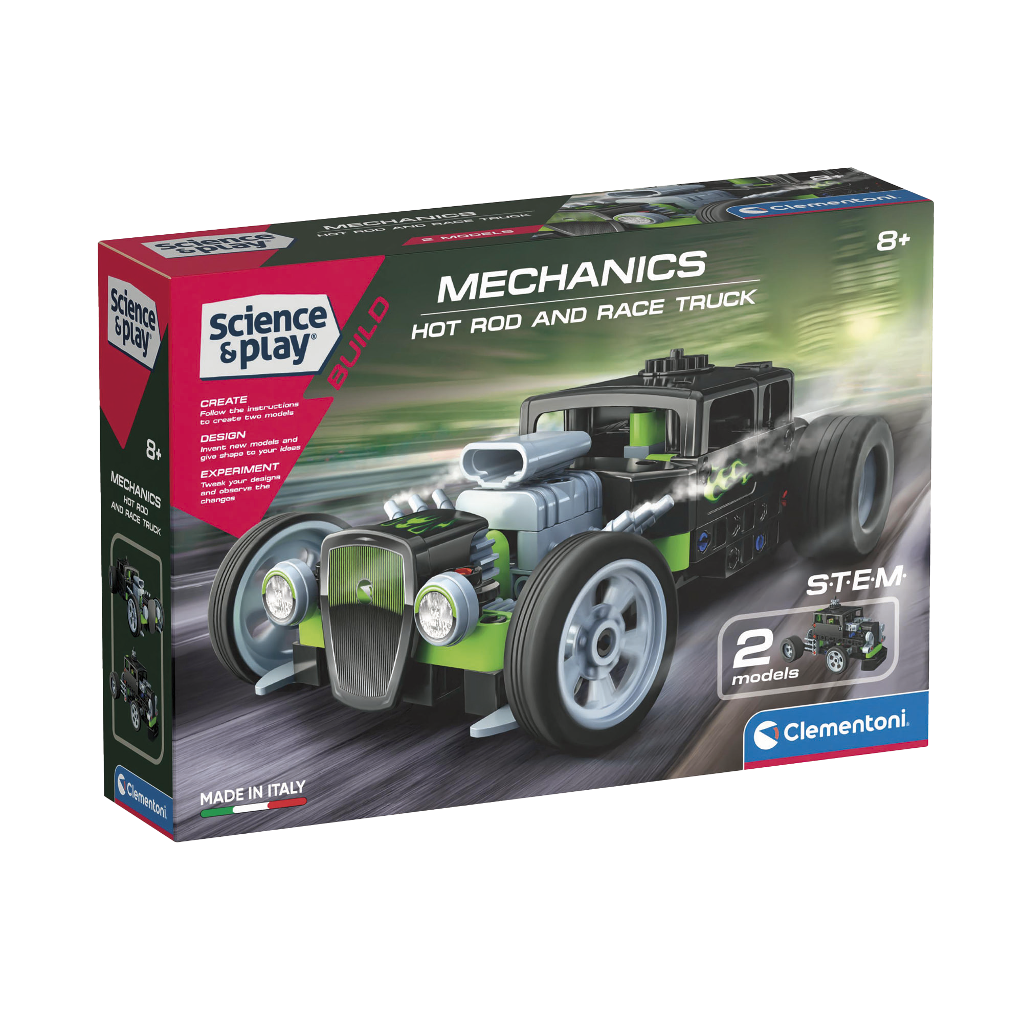 MECHANICS - VOITURE D'ACCÉLÉRATION ET CAMION CLEMENTONI