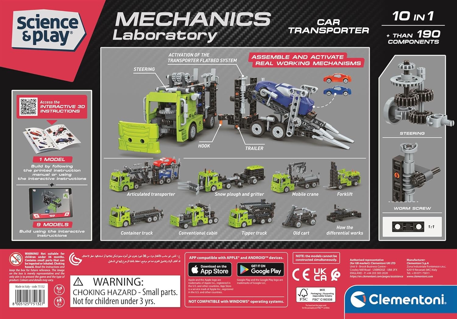 SCIENCE & PLAY: MECHANICS - CAR TRANSPORTER