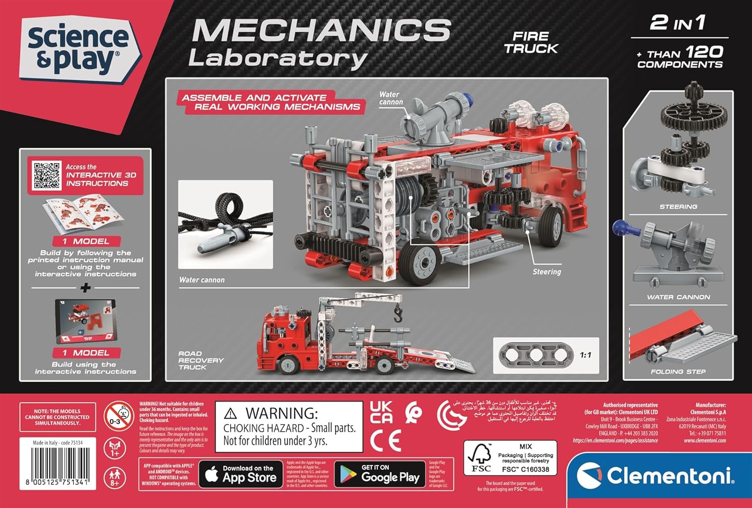 SCIENCE & PLAY: MECHANICS - FIRE TRUCK