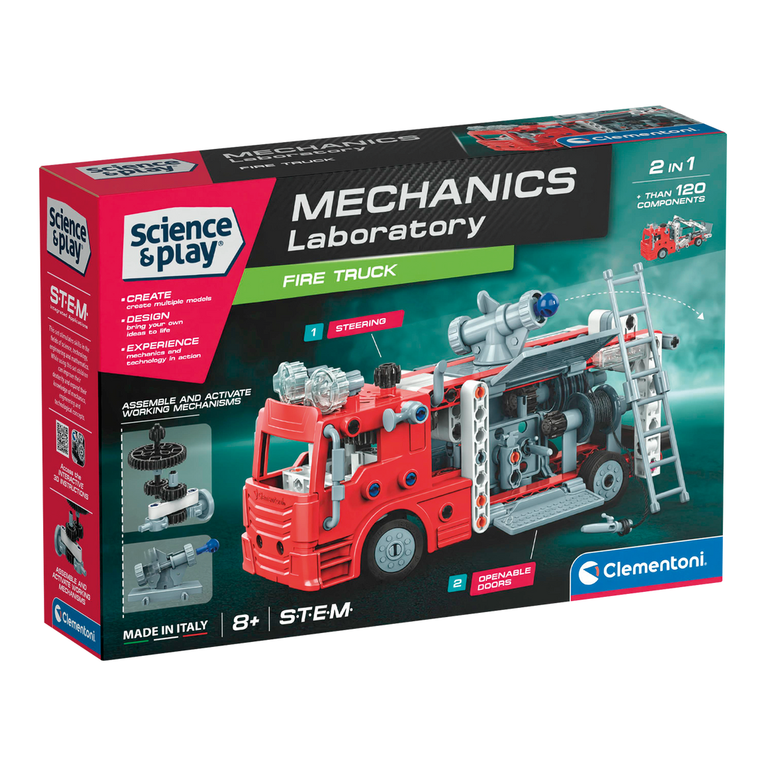 SCIENCE & PLAY: MECHANICS - FIRE TRUCK CLEMENTONI