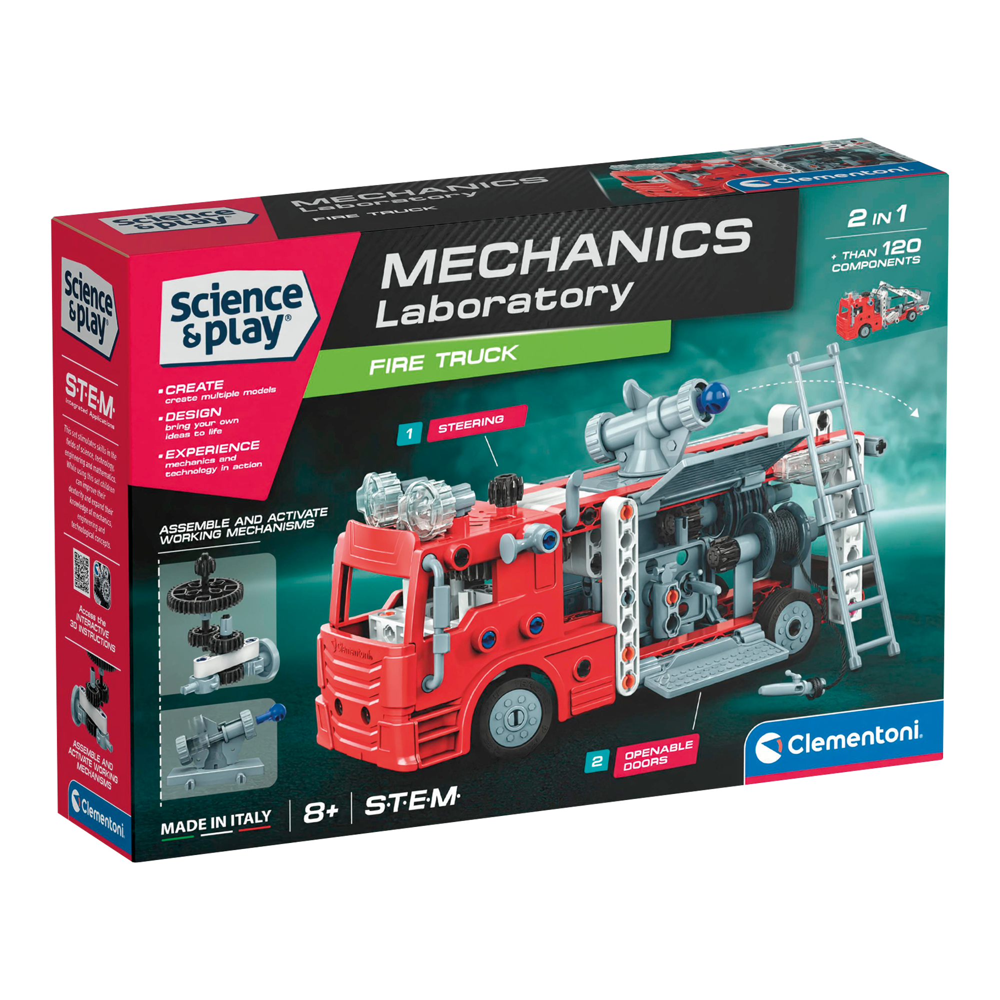 SCIENCE & PLAY: MECHANICS - FIRE TRUCK CLEMENTONI