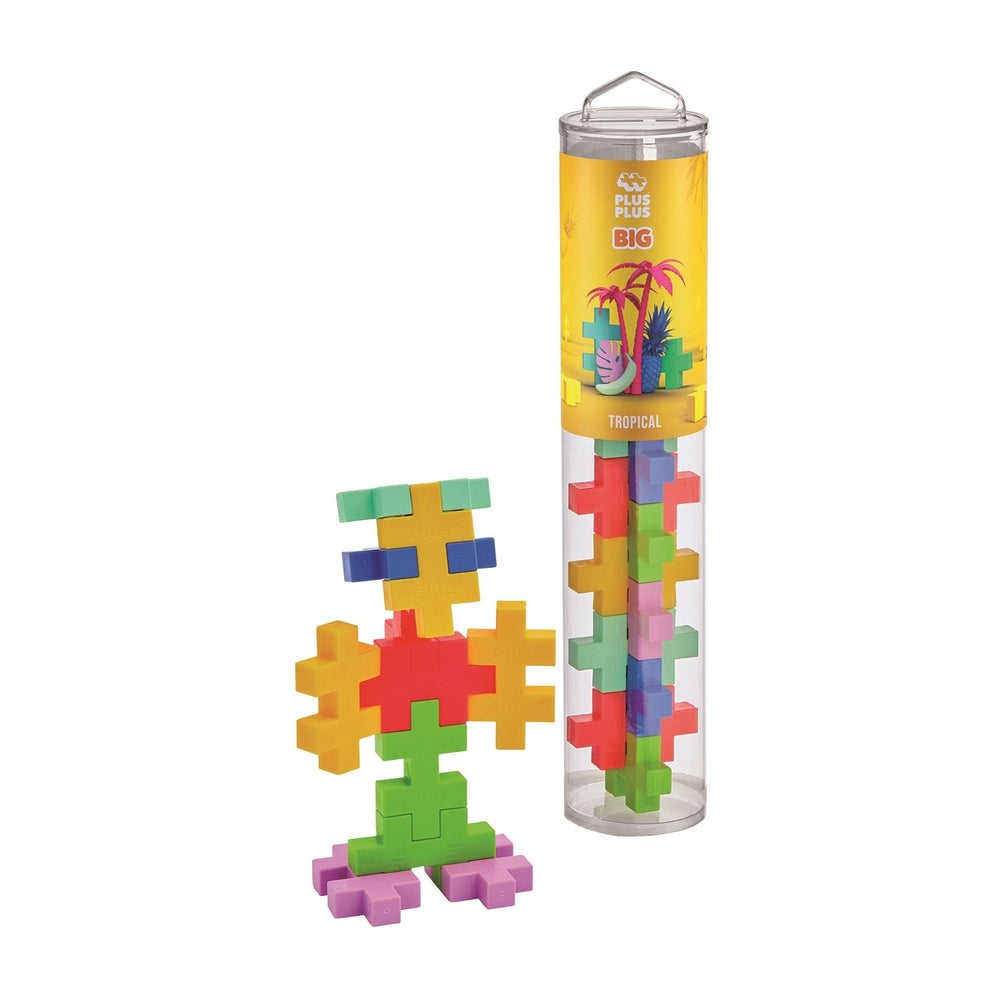 TUBE - BIG - TROPICAL - 15pcs PLUS PLUS