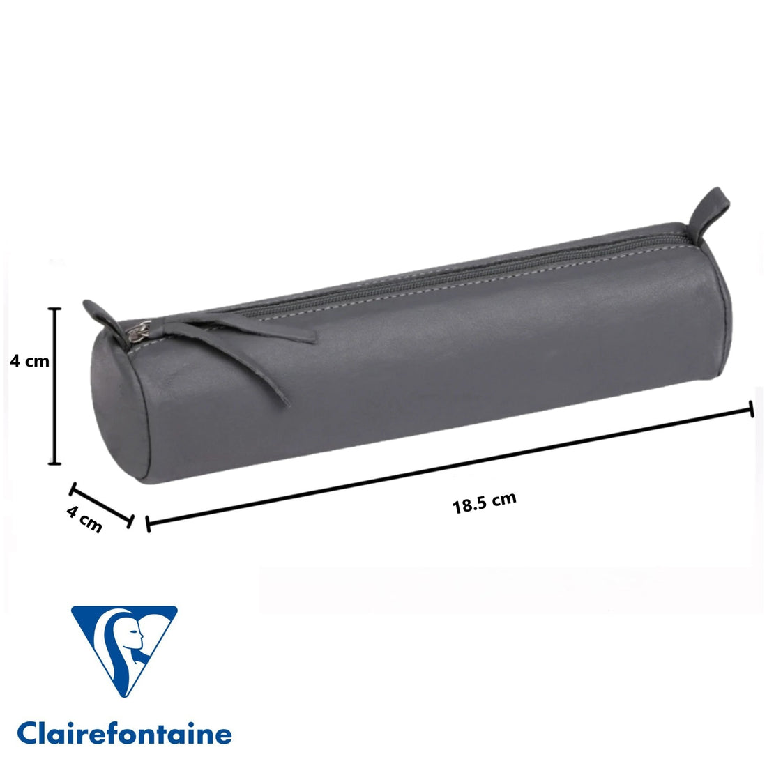 Small Round Age Bag Pencil Cases Assorted (7.3x1.6in)
