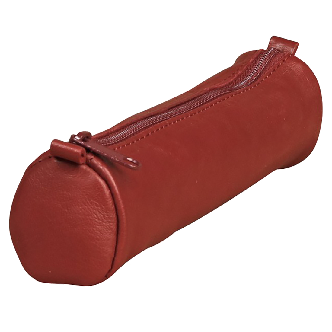 Age-bag petite trousse à crayon ronde -rouge (18.5x4cm) CLAIREFONTAINE