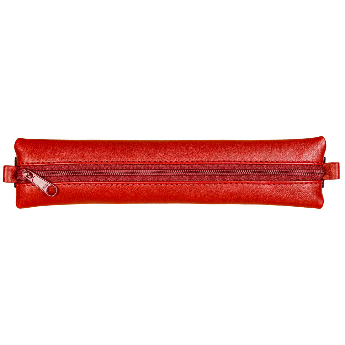 Trousse à crayons plate Age Bag en cuir pour cahier rouge (20x4.5cm)
