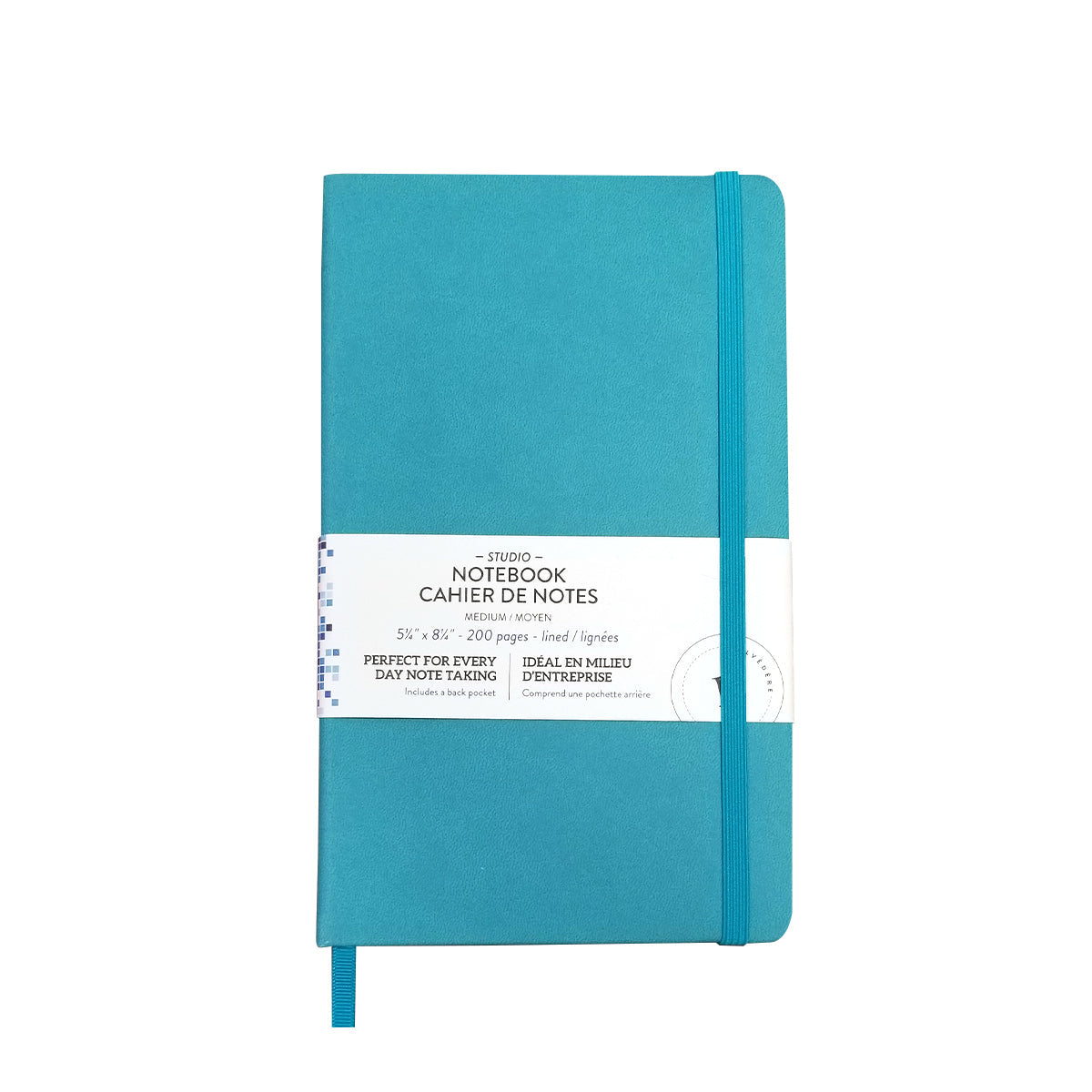 A-5 (MEDIUM) NOTEBOOK TEAL PBI LIVRES NOTES
