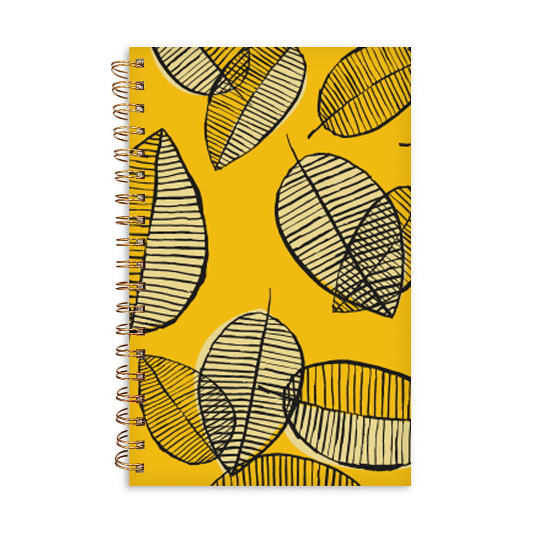 CAHIER DE NOTES - GRAND - FEUILLES JAUNES PBI LIVRES NOTES