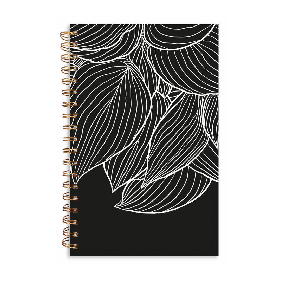 CAHIER DE NOTES - GRAND - FEUILLES NOIRES & BLANCHES PBI LIVRES NOTES