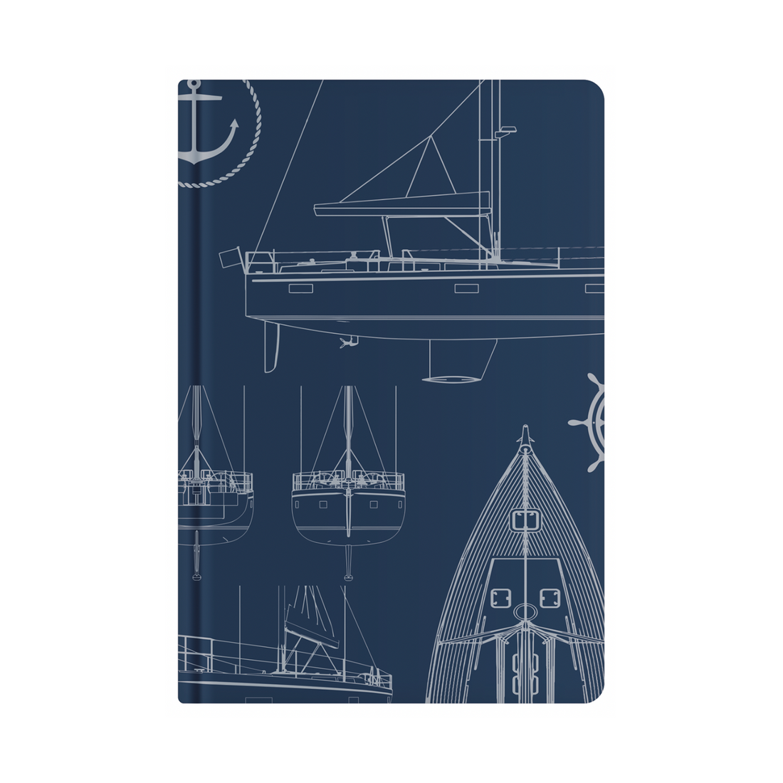 CAHIER DE NOTES - GRAND - CROQUIS DE BATEAU PBI LIVRES NOTES